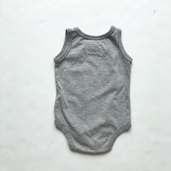 mini mioche gray tank diaper shirt VGUC 12-18m - Picture 4 of 4